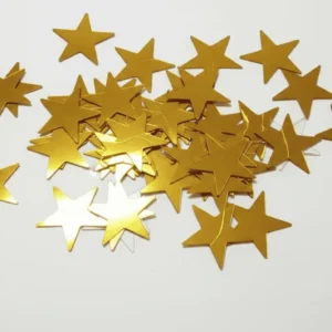 Confeti de Estrellas dorado