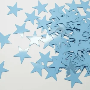 Confeti de Papel China de Estrellas Azul