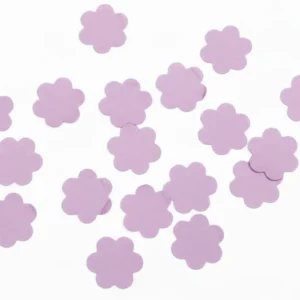 Confeti de flores lila
