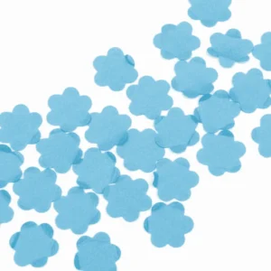 Confeti de flores azules