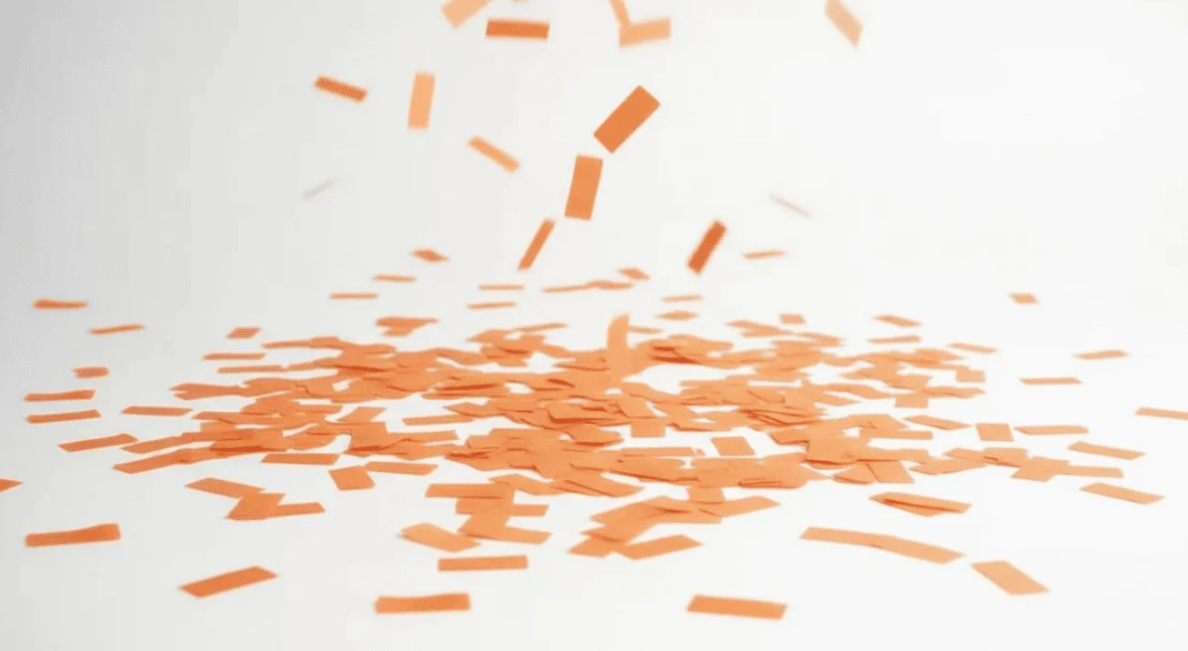 venta de confeti de papel china