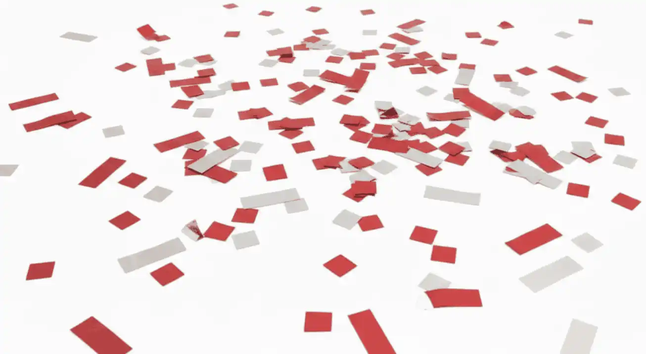 venta de papel confeti metalico