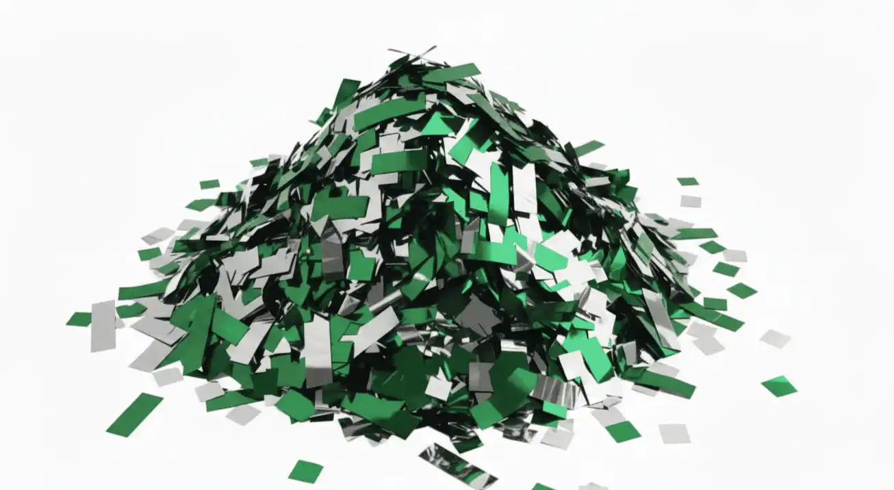 venta de papel confeti metalico