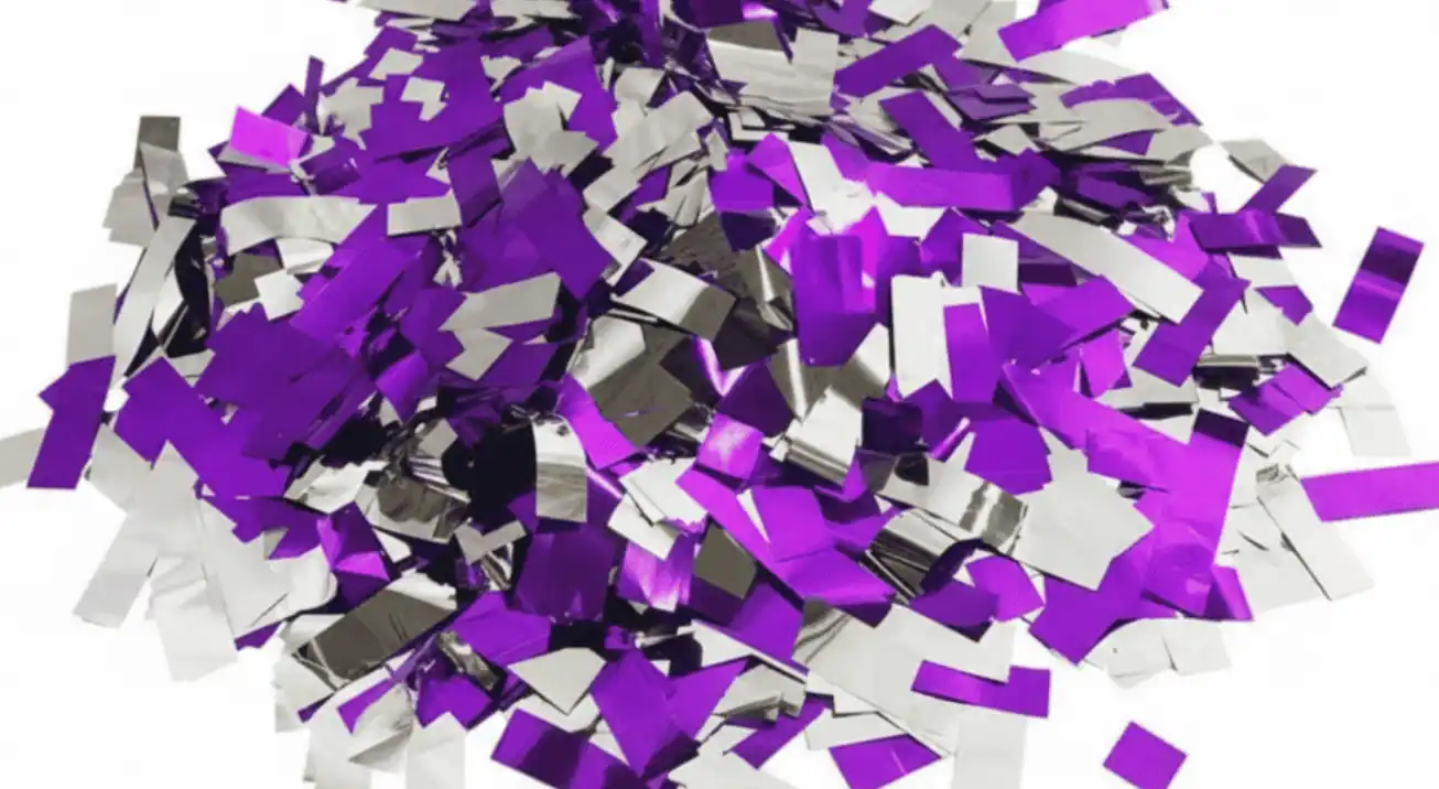 venta de papel confeti metalico