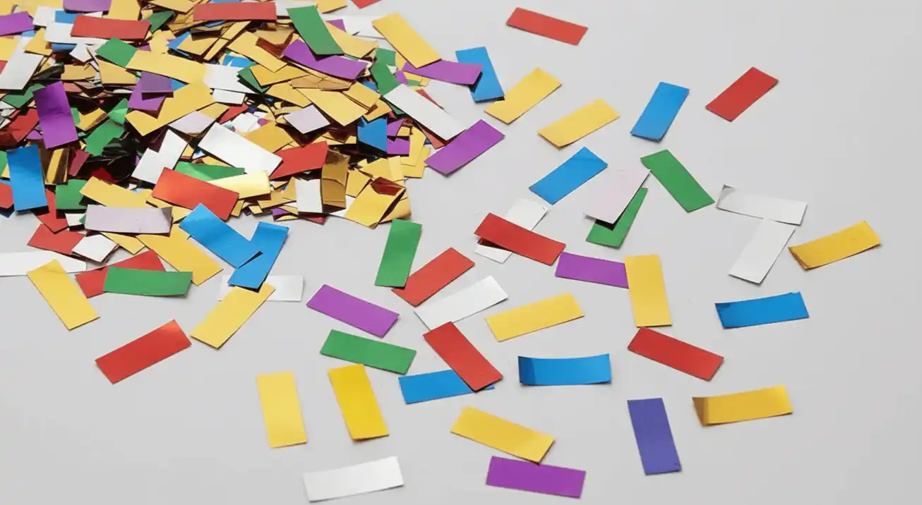 Papel confeti para bazuca