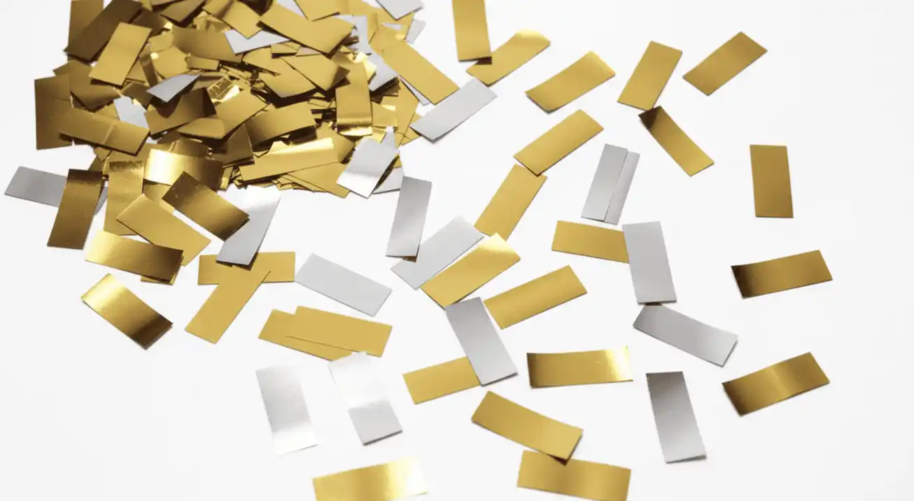 venta de papel confeti metalico