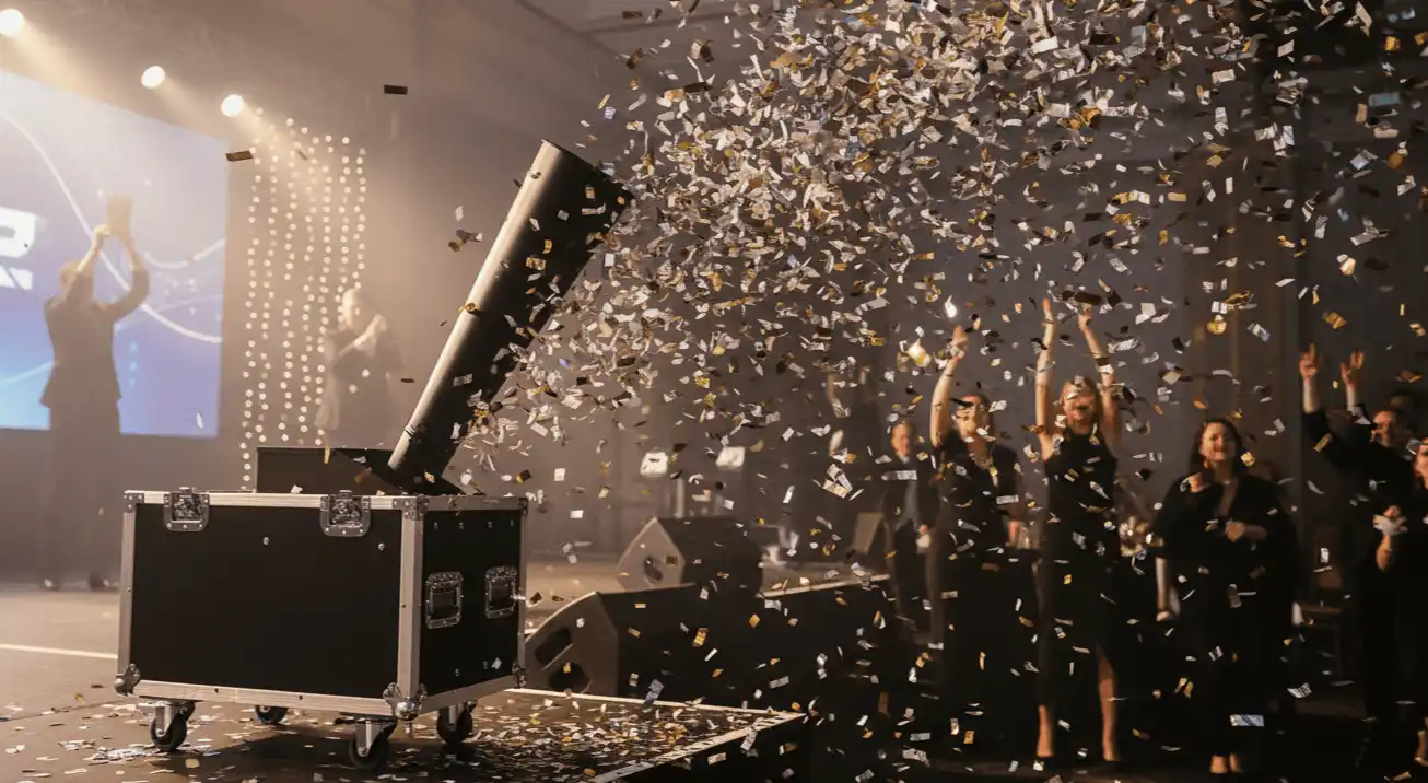 maquina de papel para eventos 