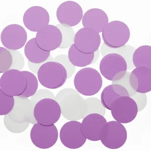Confeti redondo lila