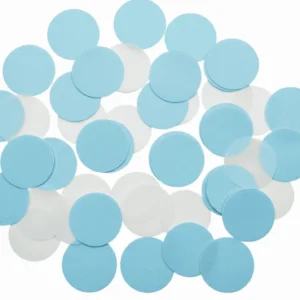 Confeti redondo azul