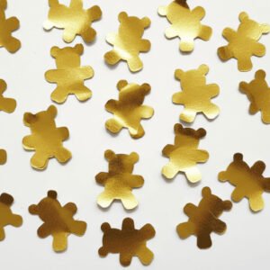 confeti de osos dorados