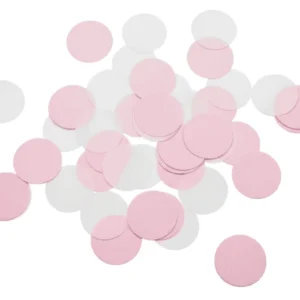 Confeti redondo rosa