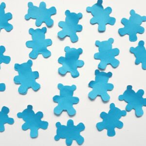 Confeti de osos azules
