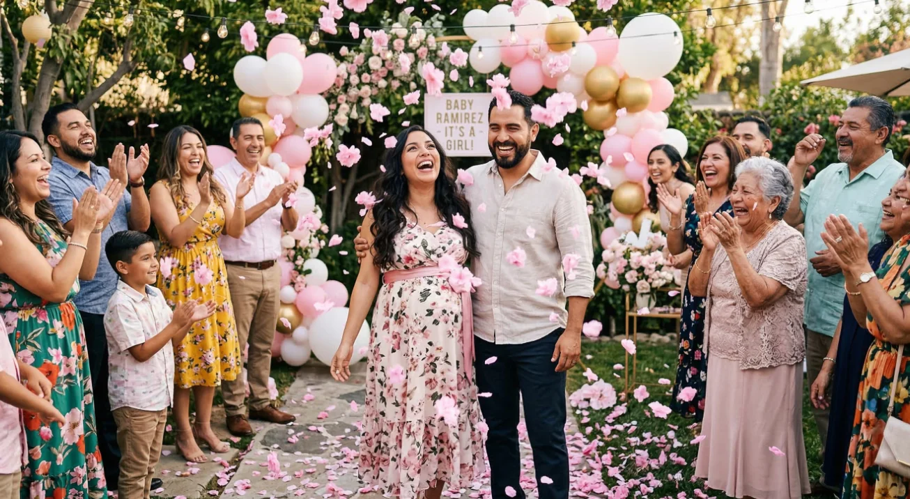 Confeti para revelacion de genero