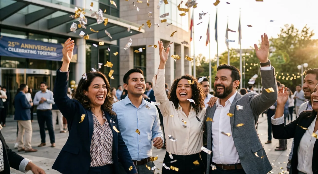 Maquina de confeti para aniversario