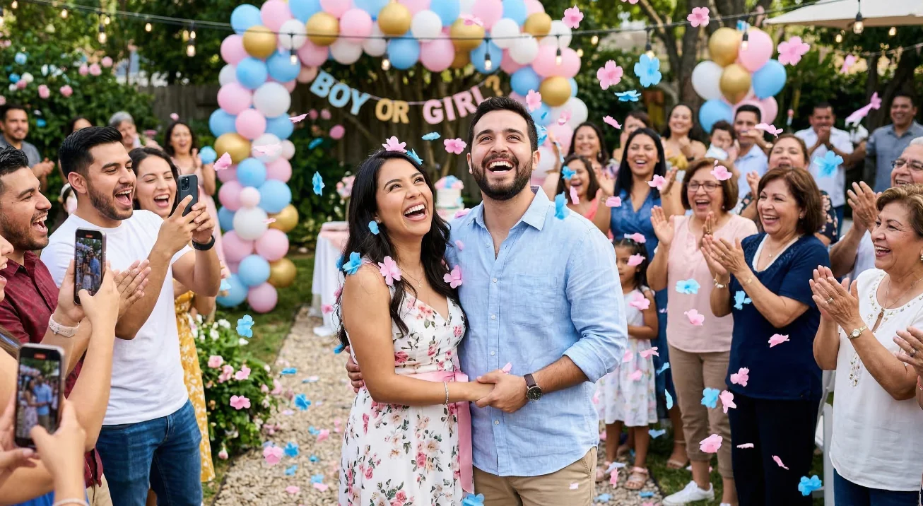 Confeti para revelacion de genero